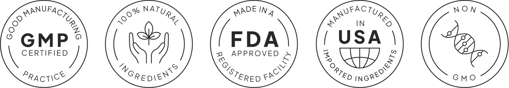 VitaliSlim certifications and quality seals