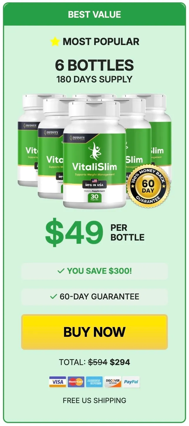 VitaliSlim 180-day supply